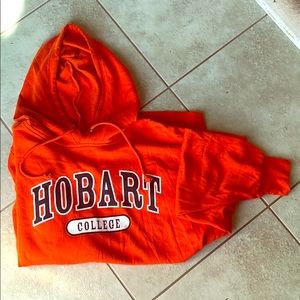 College sweatshirt